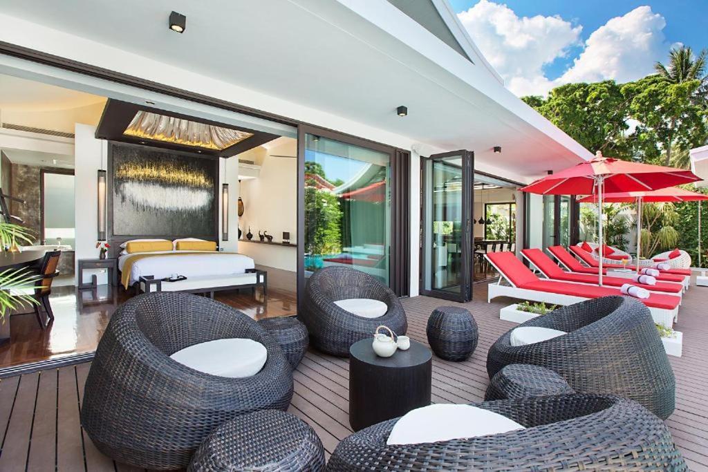 Villa Julia Koh Samui Beach With Cook And Majordome شاطئ لاماي المظهر الخارجي الصورة