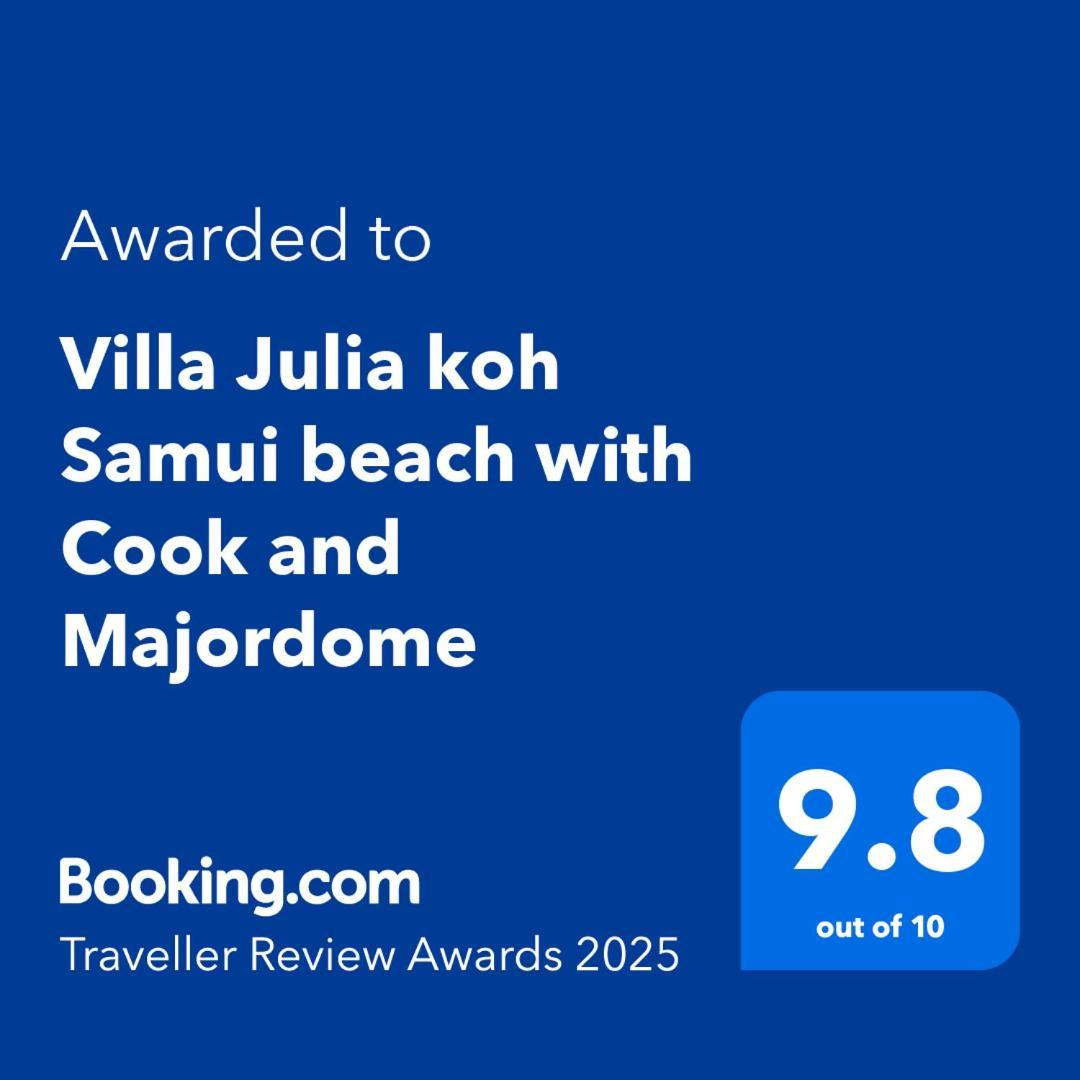 Villa Julia Koh Samui Beach With Cook And Majordome شاطئ لاماي المظهر الخارجي الصورة