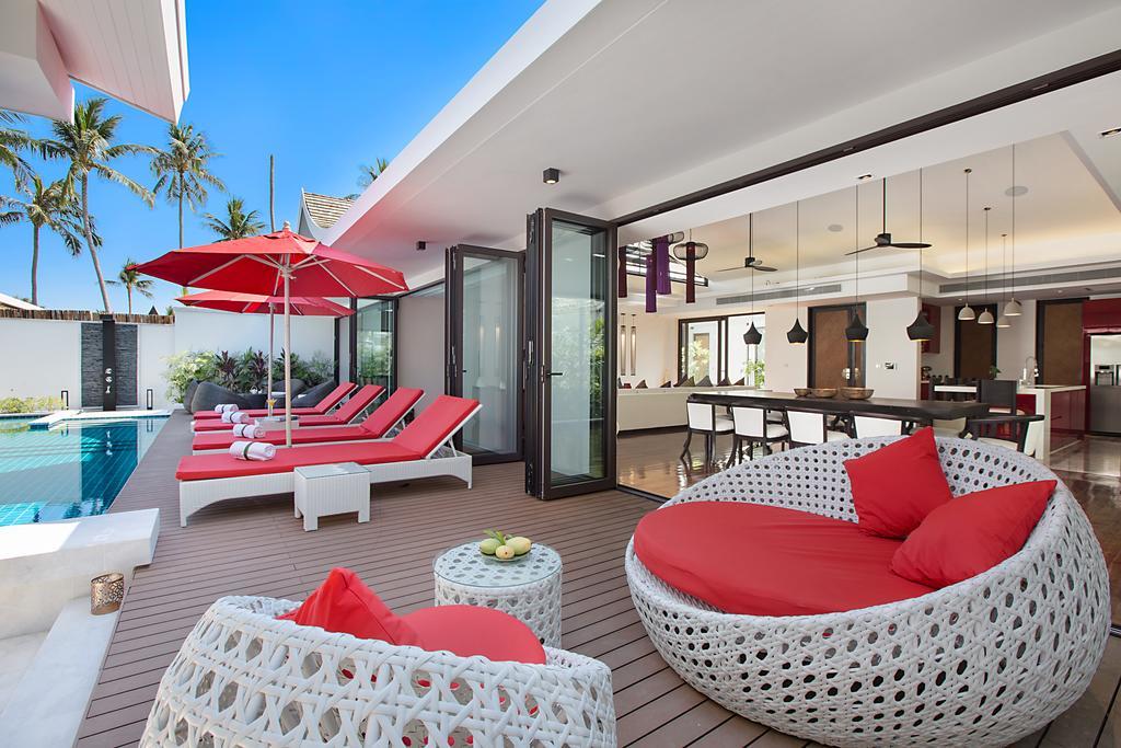 Villa Julia Koh Samui Beach With Cook And Majordome شاطئ لاماي المظهر الخارجي الصورة